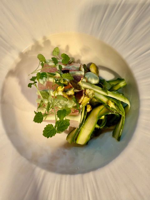 Terrine et légumes du jardin